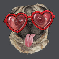Pug With Love Glasses Zipper Hoodie | Teevron
