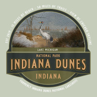 Indiana Dunes National Park Lake Michigan Beach Trails T Shirt Long Sleeve Tee | Teevron