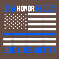 Blue Lives Matter For Police Officer Long Sleeve Tee | Teevron