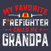 Mens Father's Day My Favorite Firefighter Calls Me Grandpa Premium Long Sleeve Tee | Teevron