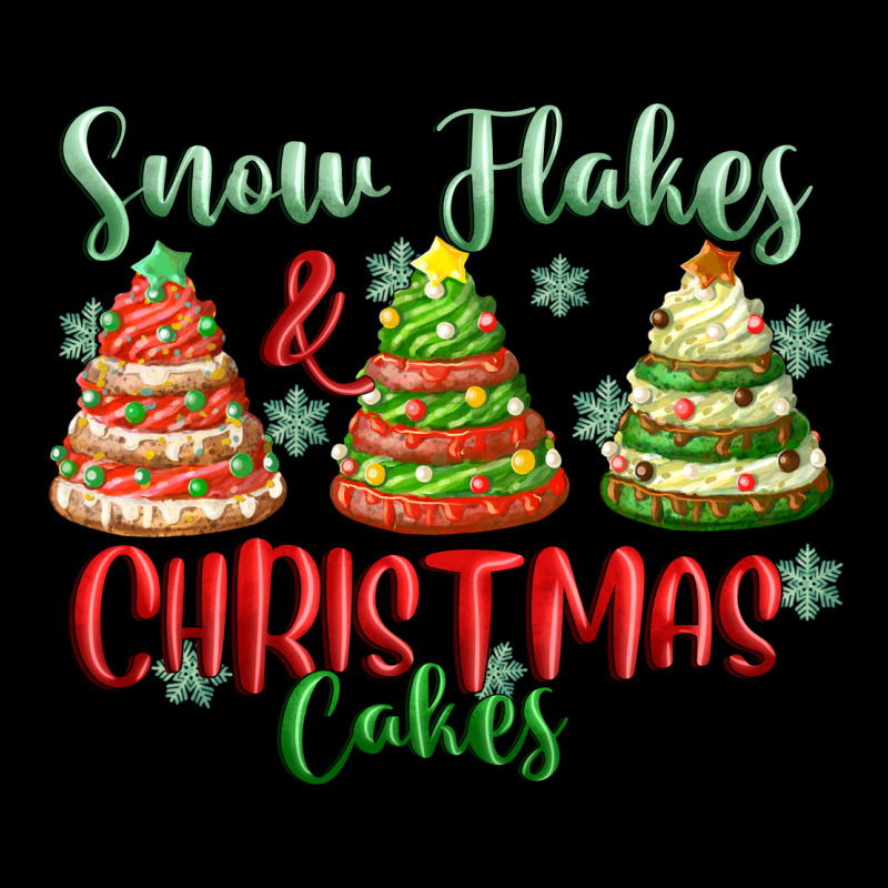 Snow Flakes And Christmas Cakes Ladies Tee by FaDigitalArtStudio | Teevron