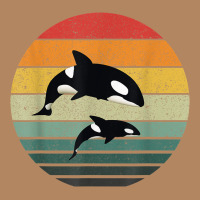 Orca Family Vintage Retro Art, Killer Whale Family Long Sleeve Tee | Teevron