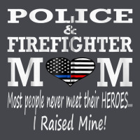 Police & Firefighter Mom, I Raised Mine Fireman Mothers Day Long Sleeve Tee | Teevron