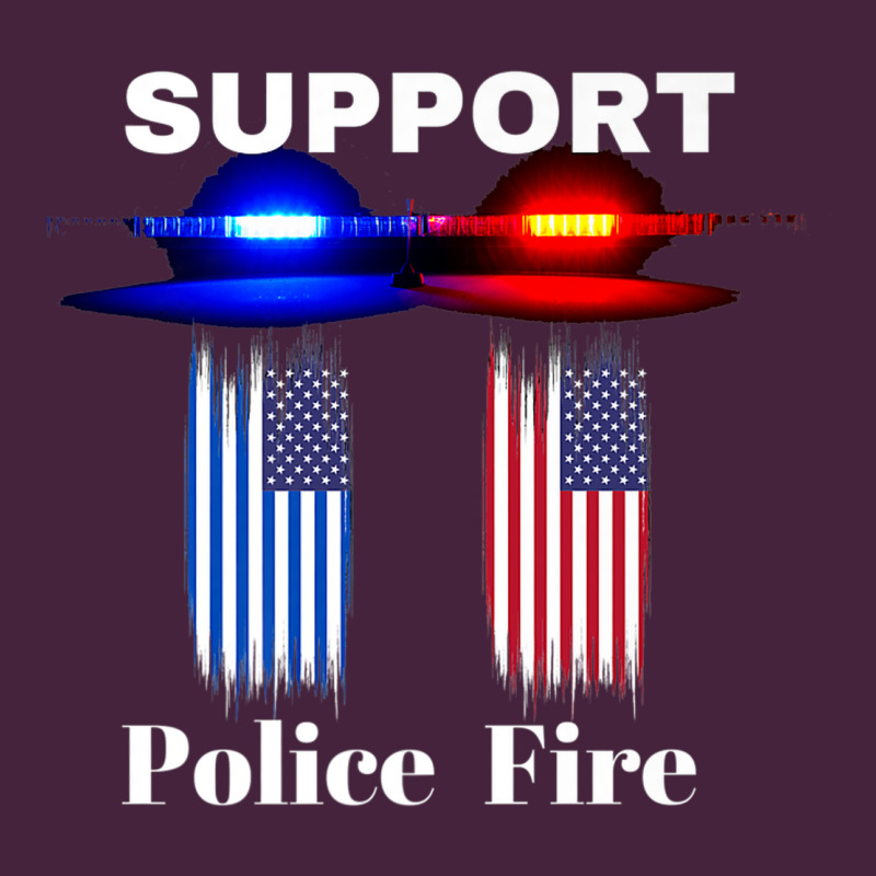 Support Our Police & Fire Departments   1st Responders Premium Long Sleeve Tee by linhVisuals | Teevron