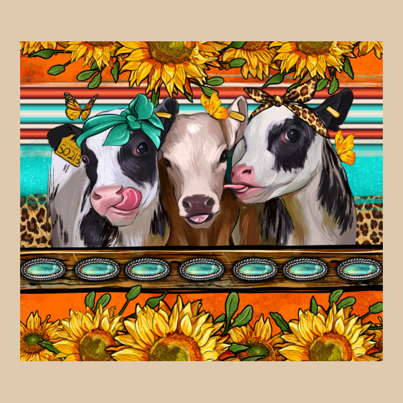 Heifers And Sunflowers Heavyweight Sweatshirt by Jasminsmagicworld | Teevron