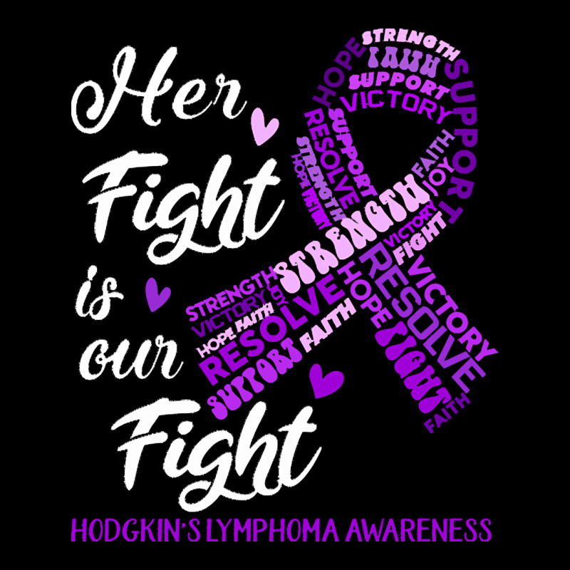 Hodgkins Lymphoma Awareness T  Shirt Hodgkin's Lymphoma Awareness Her Long Sleeve Tee by linhVisuals | Teevron