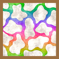 Watercolor Rainbow Cow Seamless Pattern Vintage Tee | Teevron