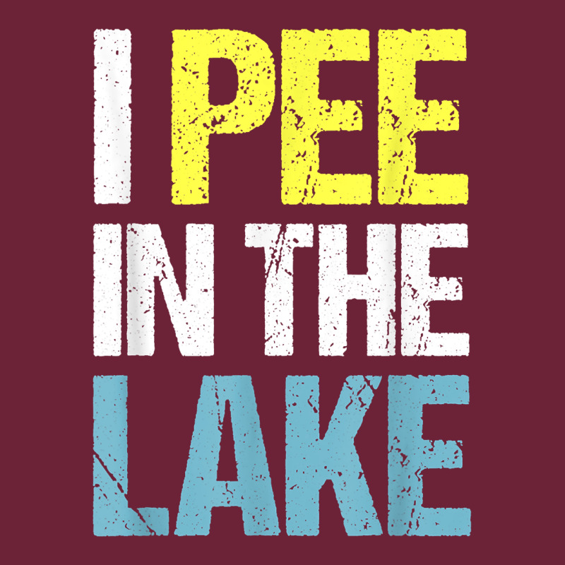 I Pee In The Lake Funny Summer Vacation T Shirt Long Sleeve Tee by linhVisuals | Teevron