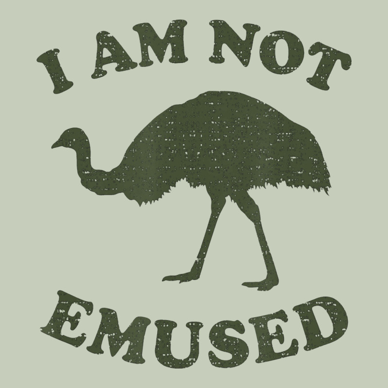 Funny Not Emu Sed Emu   Not Amused Ostrich Bird Long Sleeve Tee by linhVisuals | Teevron