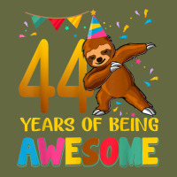 44 Years Old Birthday Sloth Dabbing 44th Birthday Sloth Long Sleeve Tee | Teevron