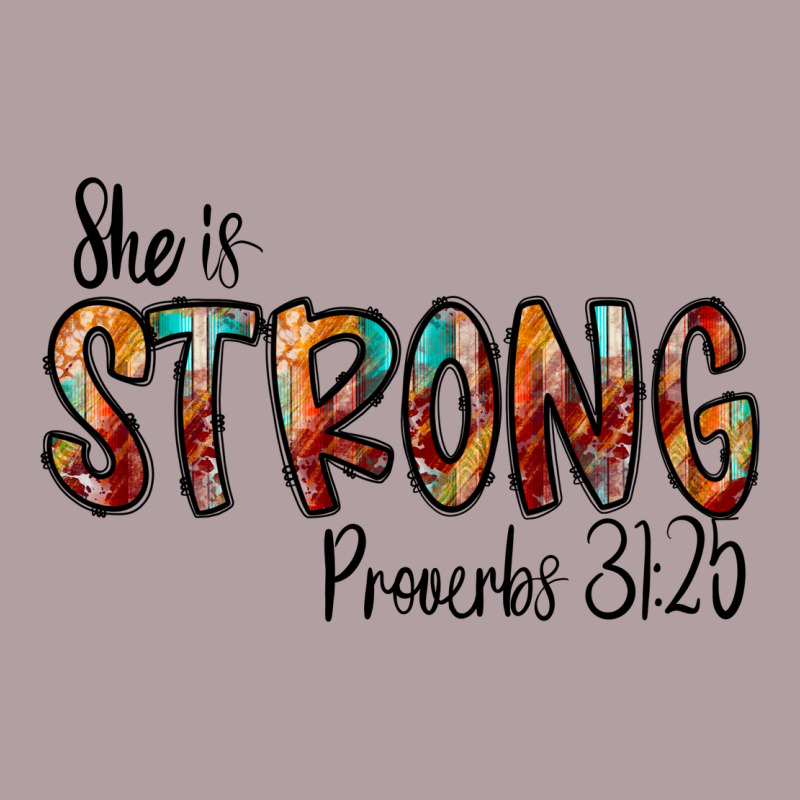 She Is Strong Provebs Vintage Hoodie by CowhideDigitalArt | Teevron