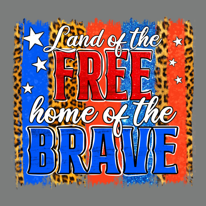 Land Of The Free Th Of July Brushstroke Premium Hoodie by Jasminsmagicworld | Teevron