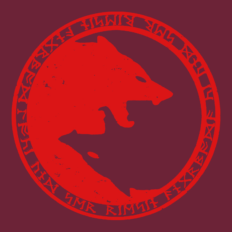 Fenrir Wolf Of Odin Long Sleeve Tee by linhVisuals | Teevron