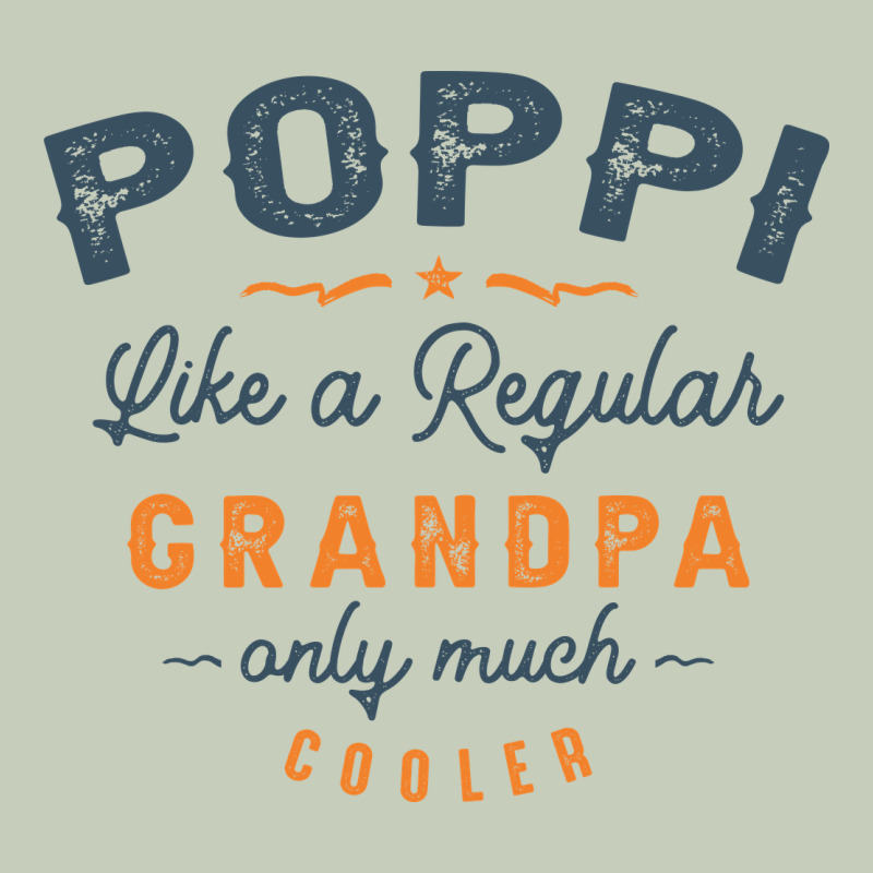 Mens Poppi Like A Regular Grandpa Funny Fathers Day Long Sleeve Tee by linhVisuals | Teevron