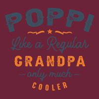 Mens Poppi Like A Regular Grandpa Funny Fathers Day Long Sleeve Tee | Teevron