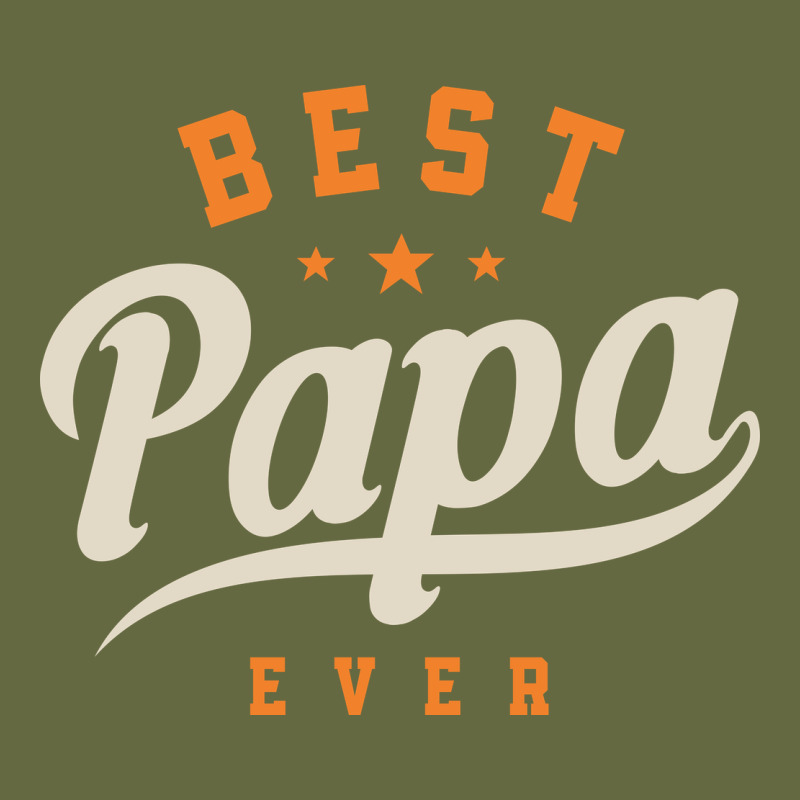 Mens Best Papa Ever Funny Fathers Day Long Sleeve Tee by linhVisuals | Teevron