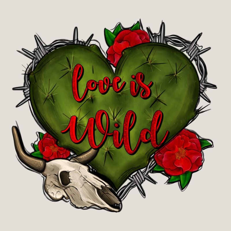 Love Is Wild With Bullskull Olivia Heavy Core Tee by OliviaCreatesArt | Teevron