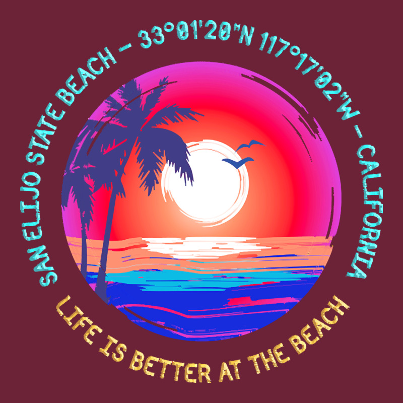 San Elijo State Beach T  Shirt San Elijo State Beach, Encinitas, Calif Long Sleeve Tee by linhVisuals | Teevron