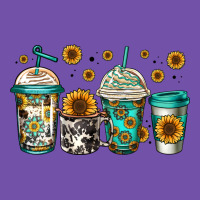 Sunflowers Coffee Cups Premium Sweatshirt | Teevron