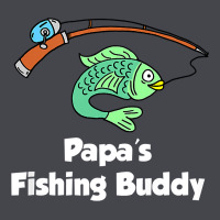 Kids Papa's Fishing Buddy Grandson Or Granddaughter Fish T Shirt Long Sleeve Tee | Teevron