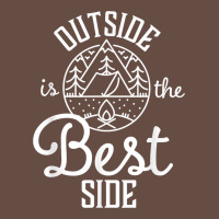 Outside Is The Best Side For Outdoor Campers And Hikers T Shirt Long Sleeve Tee | Teevron