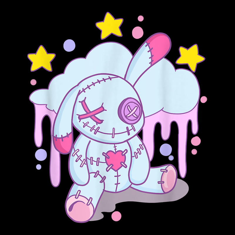 Bunny Pastel Goth Voodoo Doll T Shirt Long Sleeve Tee by linhVisuals | Teevron