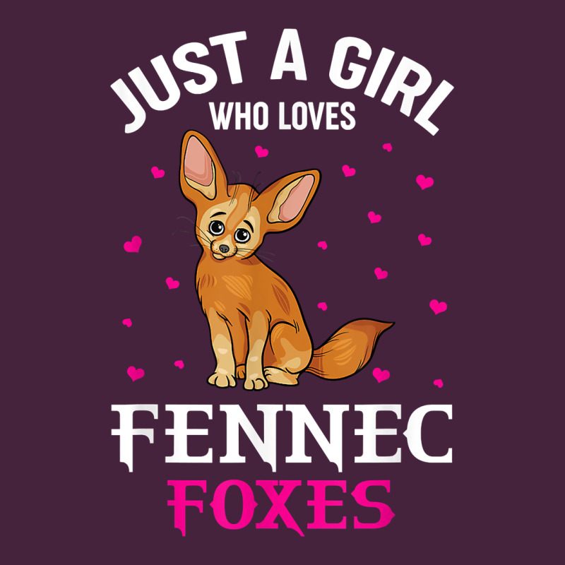 Fennec Fox Just A Girl Who Loves Fennec Foxes T Shirt Long Sleeve Tee by linhVisuals | Teevron
