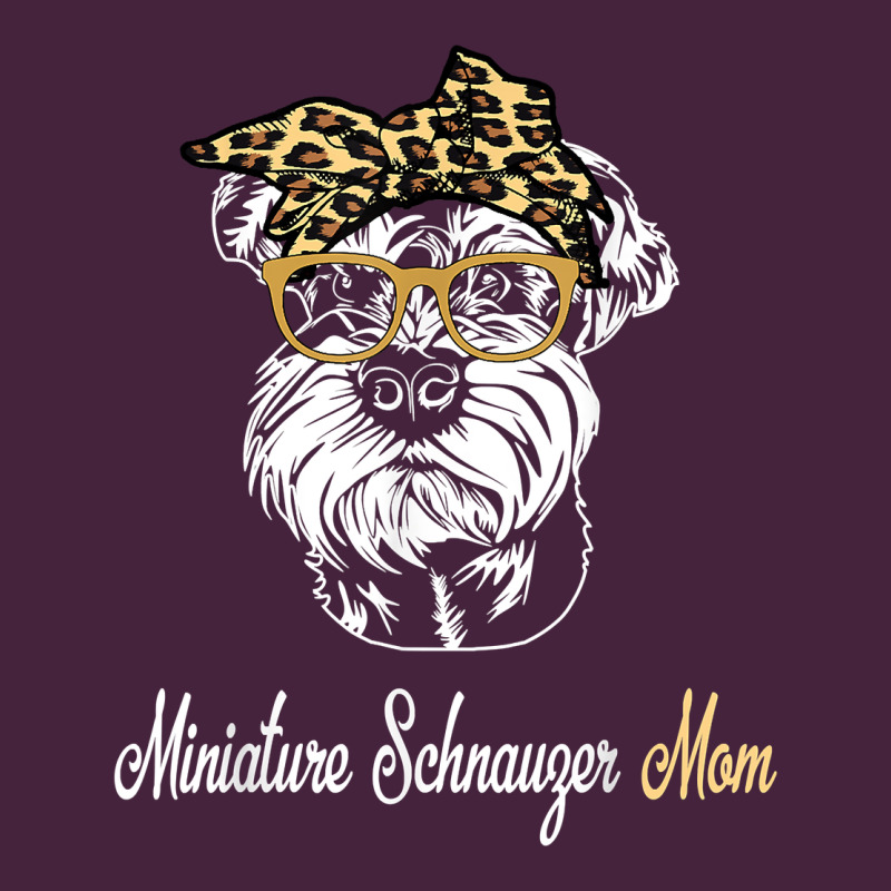 Birthday And Mother's Day Gift Miniature Schnauzer Mom T Shirt Long Sleeve Tee by linhVisuals | Teevron