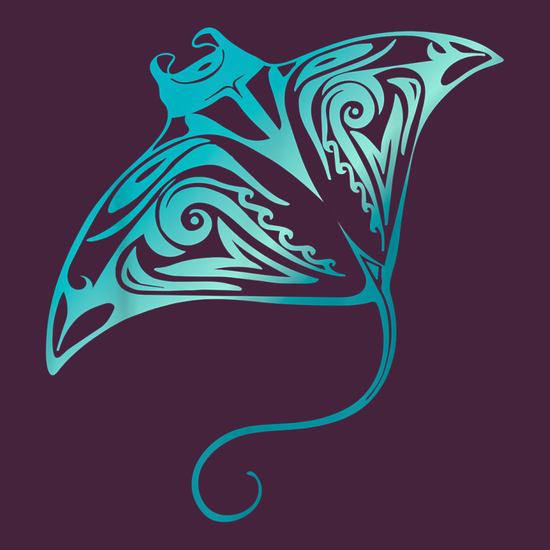 Hawaii Tribal Manta Ray Hawaiian Shirt Shark Lover T Shirt Long Sleeve Tee by linhVisuals | Teevron