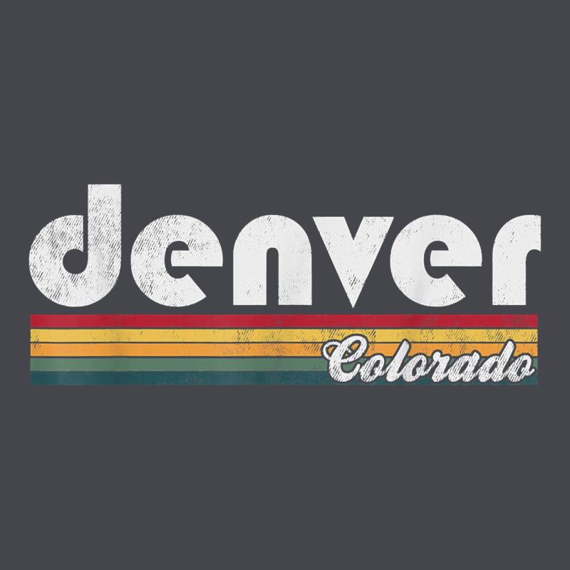 Denver Colorado Vintage 70's 80's Retro Style Men Women T Shirt Long Sleeve Tee by linhVisuals | Teevron