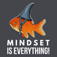 Mindset Motivational Quote Cute Goldfish Shark Fish T Shirt Long Sleeve Tee | Teevron