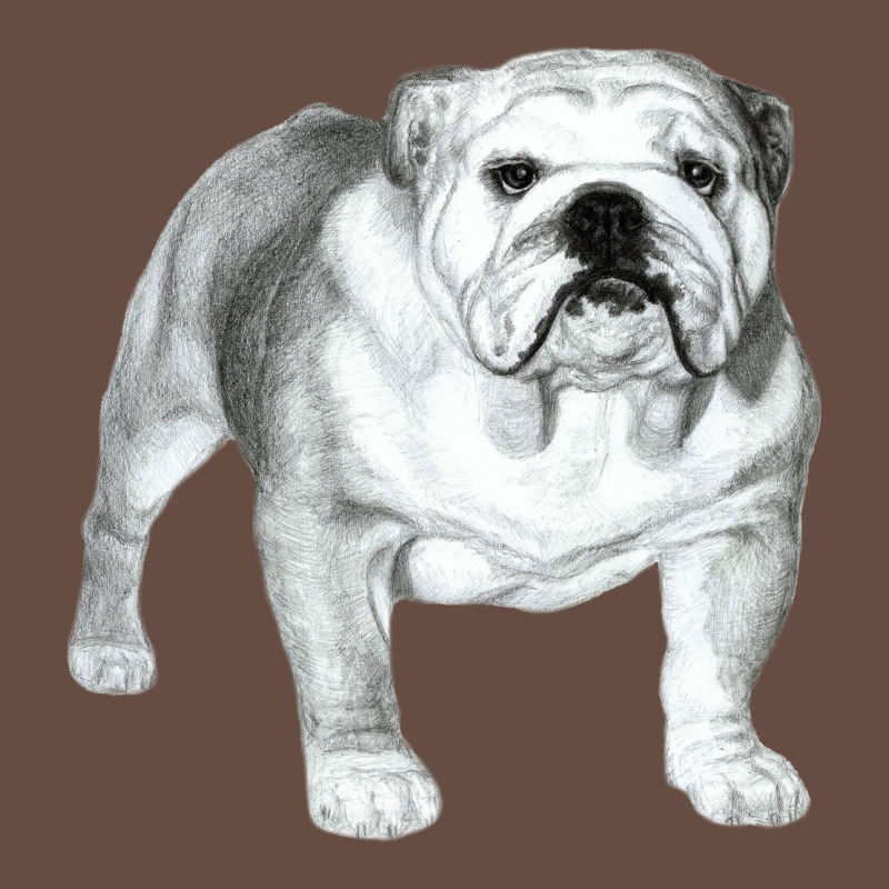English Bulldog Art Long Sleeve Tee by linhVisuals | Teevron