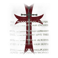 knights templar crusader cross ring order be without fear t shirt | Teevron