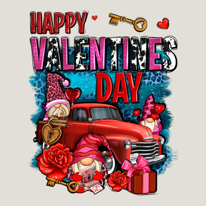 Happy Valentines Day With Gnomes And Truck Olivia Heavy Core Tee by OliviaCreatesArt | Teevron