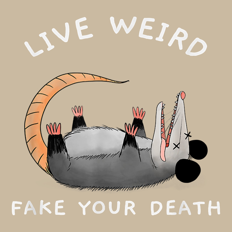 Funny Opossum Possum Tee Live Weird Fake Your Death T Shirt Long Sleeve Tee by linhVisuals | Teevron