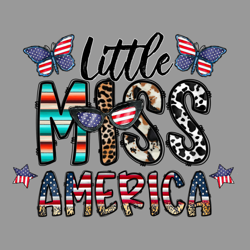 Little Miss America Vintage Hoodie by CowhideDigitalArt | Teevron