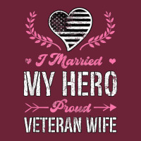 I Married My Hero Proud Veteran Wife Usa Military Husband T Shirt Long Sleeve Tee | Teevron