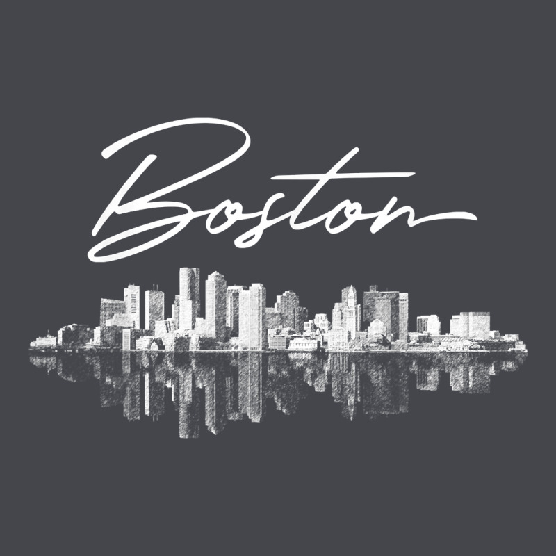 Boston Skyline T Shirt For Women, Men, Girls & Boys Long Sleeve Tee by linhVisuals | Teevron