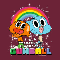 Cn The Amazing World Of Gumball & Darwin Rainbow Portrait Pullover Hoo Long Sleeve Tee | Teevron