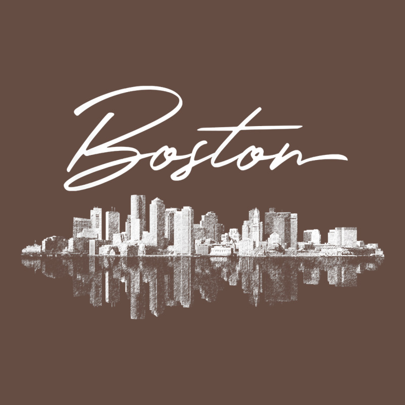 Boston Skyline T Shirt For Women, Men, Girls & Boys Long Sleeve Tee by linhVisuals | Teevron