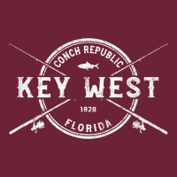 Key West Fl Vintage Crossed Fishing Rods T Shirt Long Sleeve Tee | Teevron