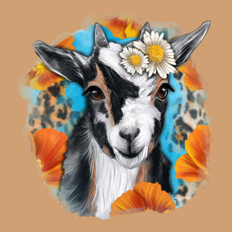 Daisy Goat With Background Vintage Tee by RanaPortraitStore | Teevron