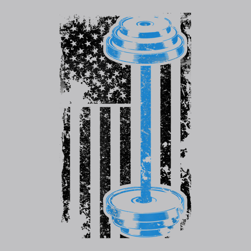 American Flag Gym And Fitness  Weight Lifting Gift T Shirt Long Sleeve Tee by linhVisuals | Teevron