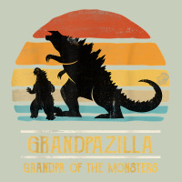 Mens Grandpazilla Grandpa Of Monsters Retro Halloween Christmas T Shir Long Sleeve Tee | Teevron