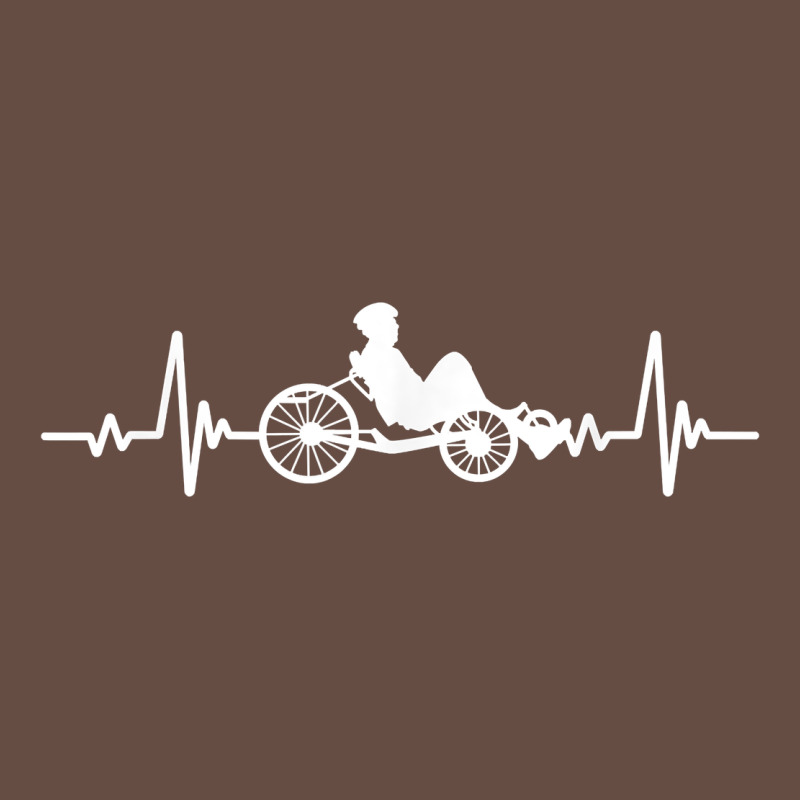 Great Recumbent Bike Heartbeat Design Cycling T Shirt Long Sleeve Tee by linhVisuals | Teevron