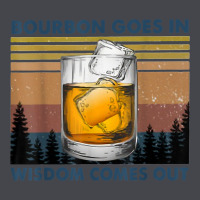 Bourbon Goes In Wisdom Comes Out Vintage T Shirt Long Sleeve Tee | Teevron