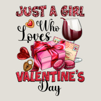 Just A Girl Who Loves Valentine's Day Heavy Core Tee | Teevron