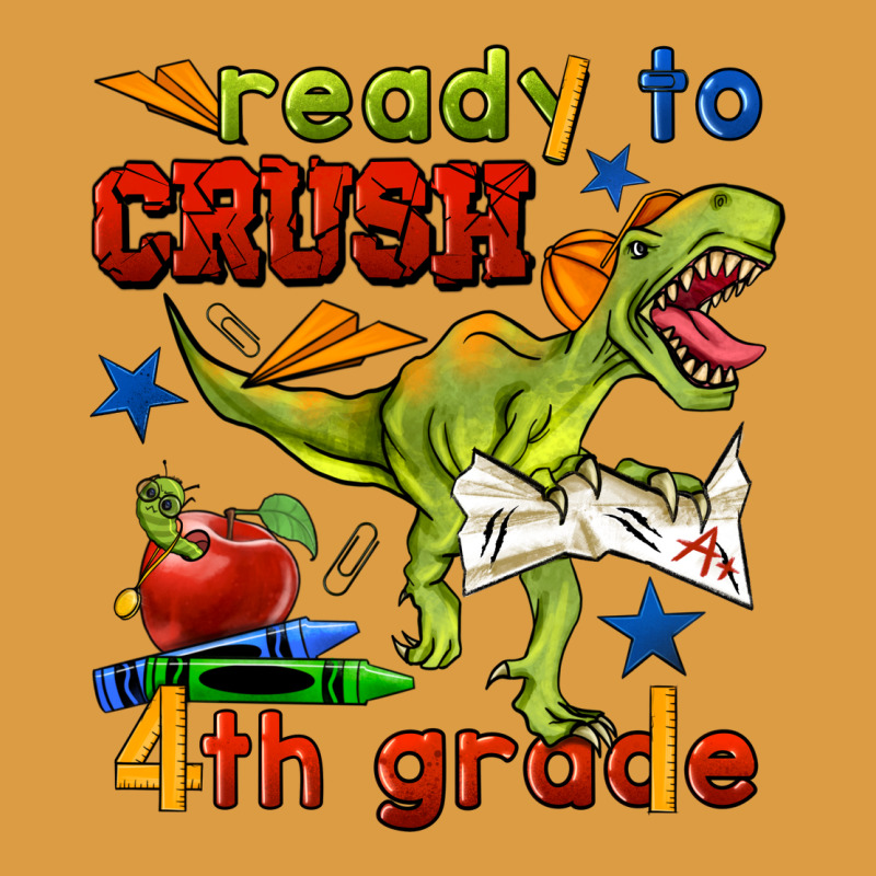 Ready To Crush 4th Grade Urban Heavy Tee by BundleAndBundleShop | Teevron