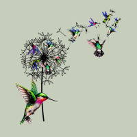 Bird Hummingbird Dandelion Flowers Shirt For Women Men T Shirt Long Sleeve Tee | Teevron