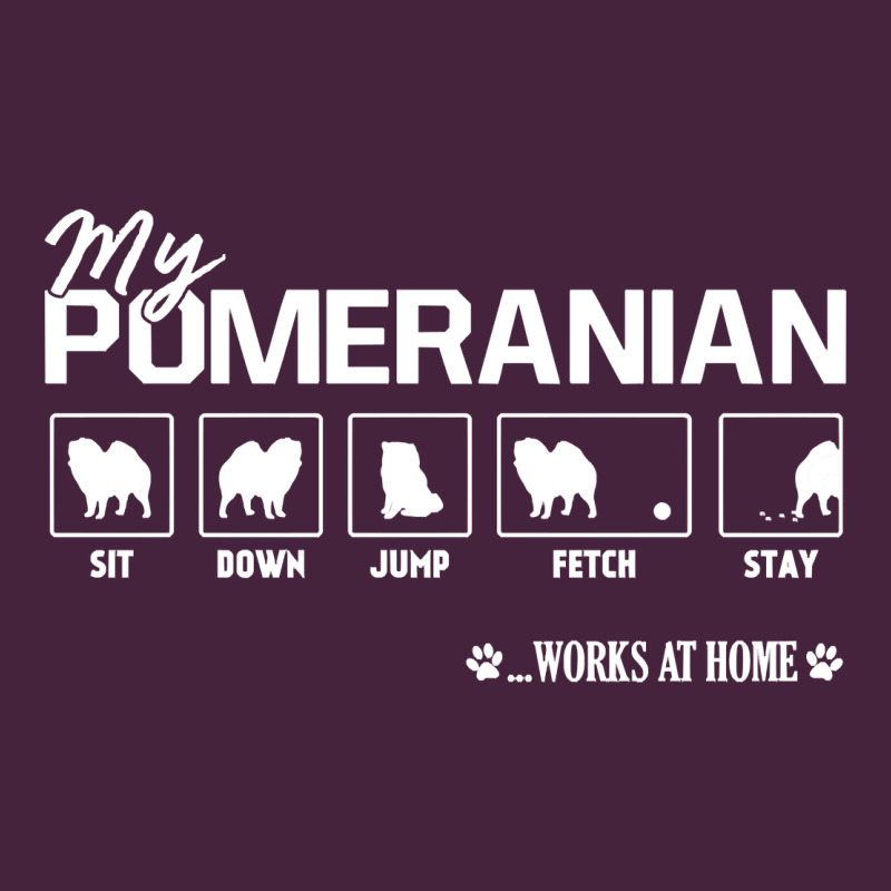 Dog Pomeranian Cute Dog Puppy Pet Black Paw Long Sleeve Tee by linhVisuals | Teevron